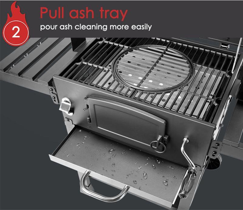 easy clean the charcoal ash