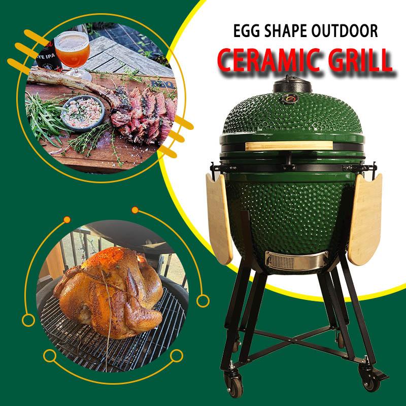 big size kamado ceramic grill factory