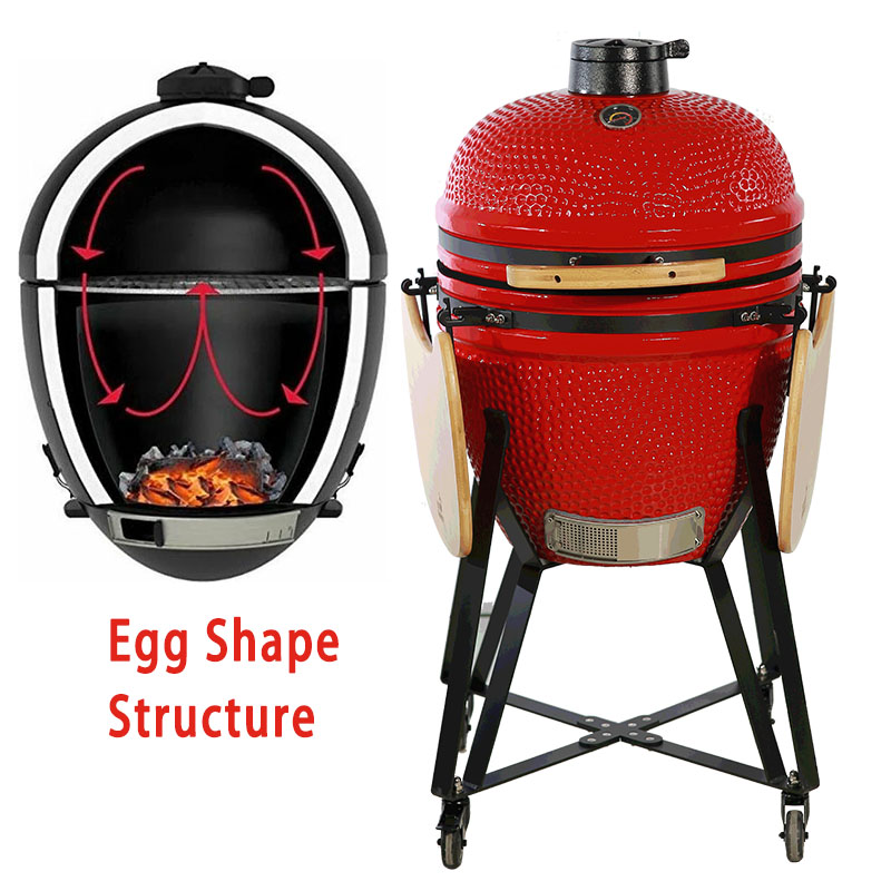 Hot Sale Egg Shape Ceramic Grill Manufacturer